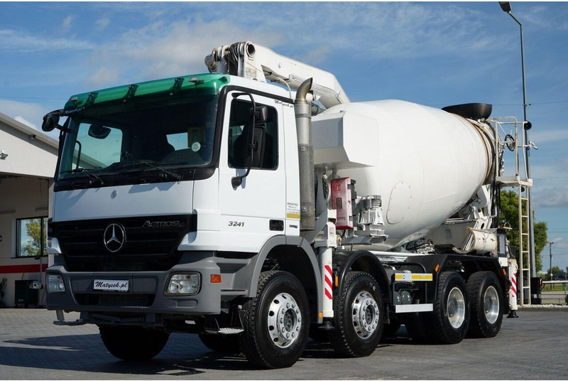 Mercedes-Benz ACTROS 3241 / POMPOGRUSZKA / 8X4 / BETONIARKA + POMPA SERMAC 3Z2 - Betonmixer: afbeelding 3 Mercedes-Benz ACTROS 3241 / POMPOGRUSZKA / 8X4 / BETONIARKA + POMPA SERMAC 3Z2 - Betonmixer: afbeelding 3