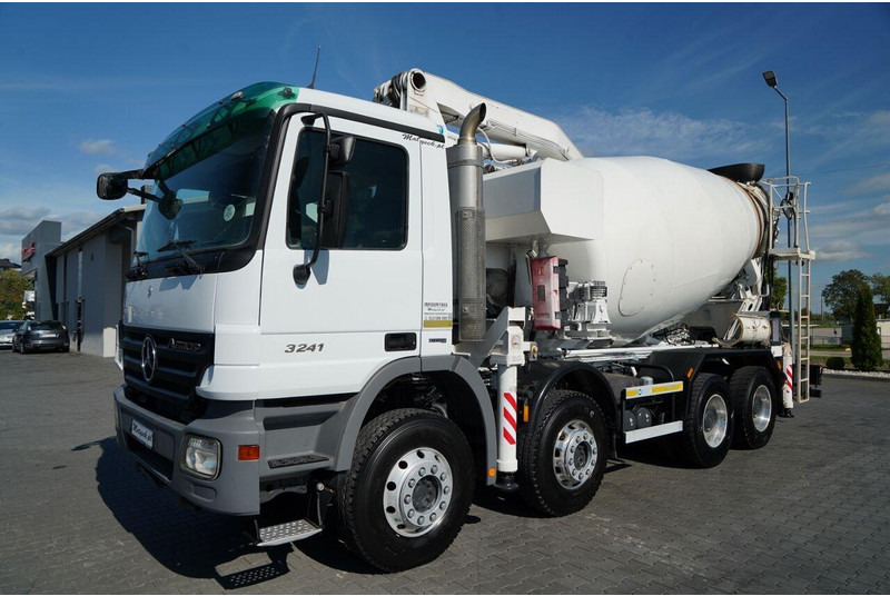 Mercedes-Benz ACTROS 3241 / POMPOGRUSZKA / 8X4 / BETONIARKA + POMPA SERMAC 3Z2 - Betonmixer: afbeelding 4 Mercedes-Benz ACTROS 3241 / POMPOGRUSZKA / 8X4 / BETONIARKA + POMPA SERMAC 3Z2 - Betonmixer: afbeelding 4