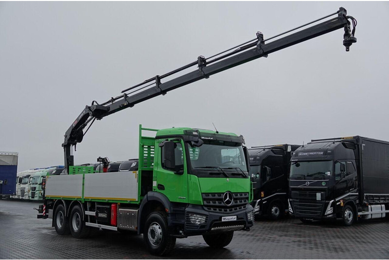 Mercedes-Benz AROCS 2636 / 6x4 / SKRZYNIOWY- 6,5 M / + HDS HIAB 4x wysów: 13 - Vrachtwagen met open laadbak, Kraanwagen: afbeelding 1 Mercedes-Benz AROCS 2636 / 6x4 / SKRZYNIOWY- 6,5 M / + HDS HIAB 4x wysów: 13 - Vrachtwagen met open laadbak, Kraanwagen: afbeelding 1