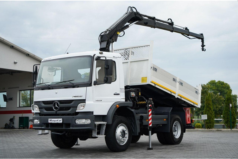 Mercedes-Benz ATEGO 1629 / 4x4 / WYWROTKA + HDS HIAB 111 B-3 / PILOT / ROTAT - Kipper vrachtwagen, Kraanwagen: afbeelding 2 Mercedes-Benz ATEGO 1629 / 4x4 / WYWROTKA + HDS HIAB 111 B-3 / PILOT / ROTAT - Kipper vrachtwagen, Kraanwagen: afbeelding 2