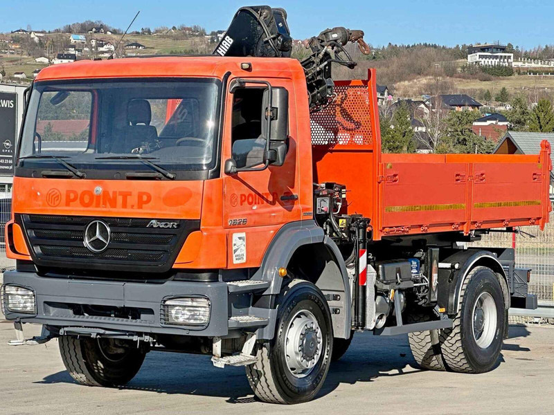 Mercedes-Benz AXOR 1829 * HIAB 1111 HIDUO + FUNK * TOP * 4x4 - Kipper vrachtwagen, Kraanwagen: afbeelding 3 Mercedes-Benz AXOR 1829 * HIAB 1111 HIDUO + FUNK * TOP * 4x4 - Kipper vrachtwagen, Kraanwagen: afbeelding 3