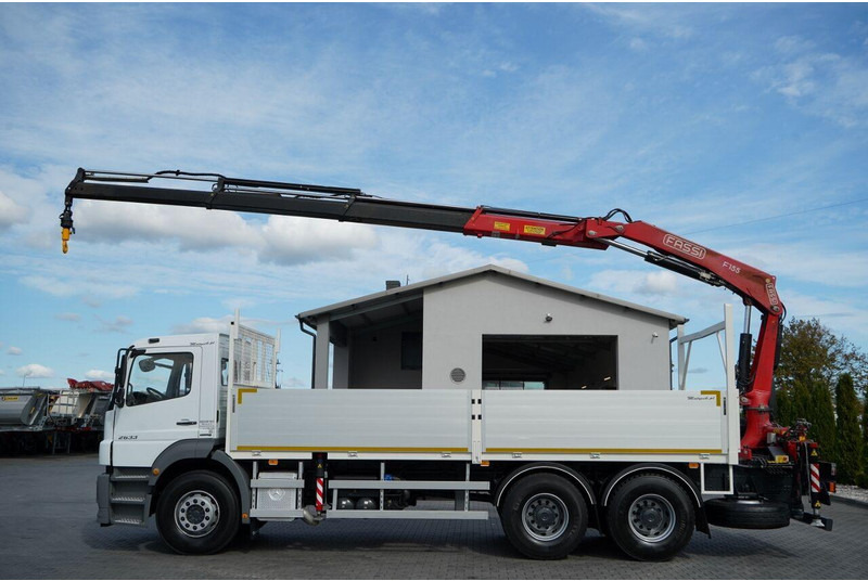 Mercedes-Benz / AXOR 2633 / 6X4 / SKRZYNIOWY - 6,55 M / MOCNA PODŁOGA / HDS FA - Vrachtwagen met open laadbak, Kraanwagen: afbeelding 3 Mercedes-Benz / AXOR 2633 / 6X4 / SKRZYNIOWY - 6,55 M / MOCNA PODŁOGA / HDS FA - Vrachtwagen met open laadbak, Kraanwagen: afbeelding 3