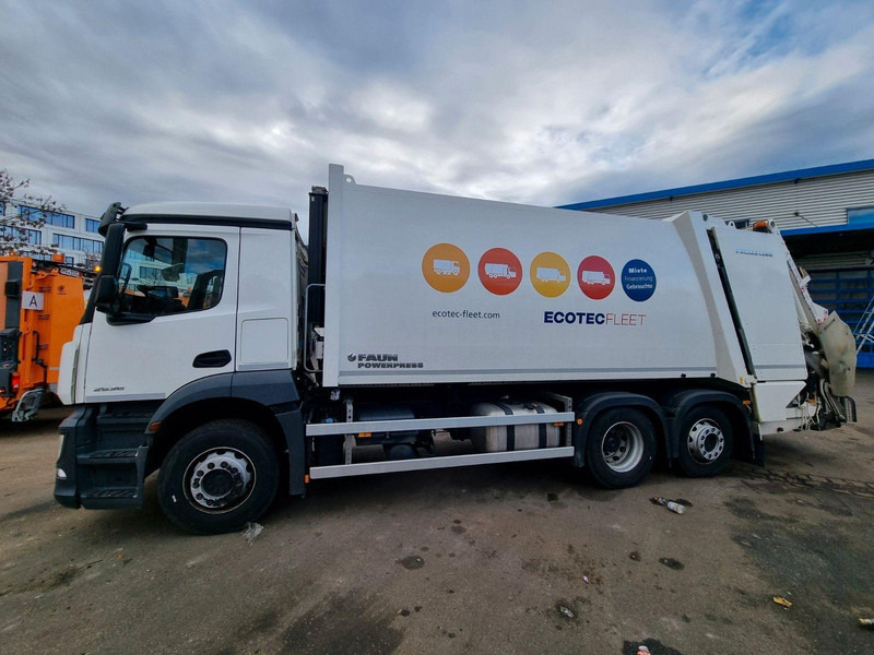 Mercedes-Benz Actros 2536 6x2 Faun Powerpress 524 Garbage truck - Vuilniswagen: afbeelding 4 Mercedes-Benz Actros 2536 6x2 Faun Powerpress 524 Garbage truck - Vuilniswagen: afbeelding 4