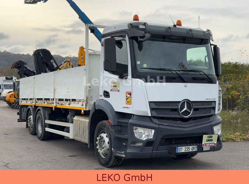 Mercedes-Benz Antos 2540 - Vrachtwagen met open laadbak, Kraanwagen: afbeelding 1 Mercedes-Benz Antos 2540 - Vrachtwagen met open laadbak, Kraanwagen: afbeelding 1