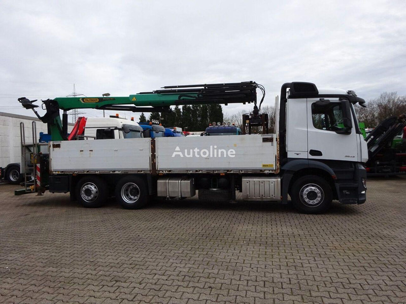 Mercedes-Benz Antos 2543 - Flatbed+crane 6x2 - Vrachtwagen met open laadbak, Kraanwagen: afbeelding 3 Mercedes-Benz Antos 2543 - Flatbed+crane 6x2 - Vrachtwagen met open laadbak, Kraanwagen: afbeelding 3