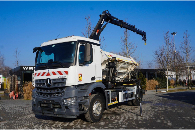 Mercedes-Benz Arocs 1833 3-Way Tipper Crane HIAB X-DUO 128 B - Kipper vrachtwagen, Kraanwagen: afbeelding 3 Mercedes-Benz Arocs 1833 3-Way Tipper Crane HIAB X-DUO 128 B - Kipper vrachtwagen, Kraanwagen: afbeelding 3