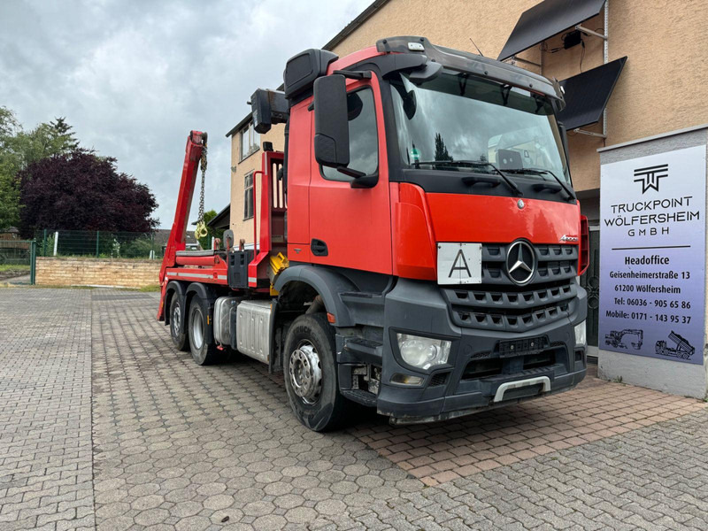 Mercedes-Benz Arocs 2536 BL 6x2/Funkfernbe./VDL-ASK 18 TK - Containertransporter/ Wissellaadbak vrachtwagen, Kraanwagen: afbeelding 1 Mercedes-Benz Arocs 2536 BL 6x2/Funkfernbe./VDL-ASK 18 TK - Containertransporter/ Wissellaadbak vrachtwagen, Kraanwagen: afbeelding 1