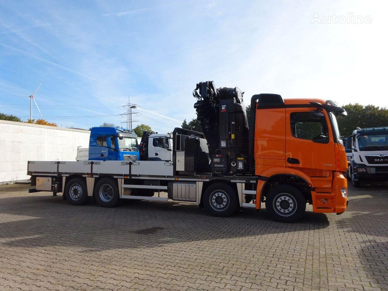Mercedes-Benz Arocs 3751 - Flatbed+crane - Vrachtwagen met open laadbak, Kraanwagen: afbeelding 5 Mercedes-Benz Arocs 3751 - Flatbed+crane - Vrachtwagen met open laadbak, Kraanwagen: afbeelding 5