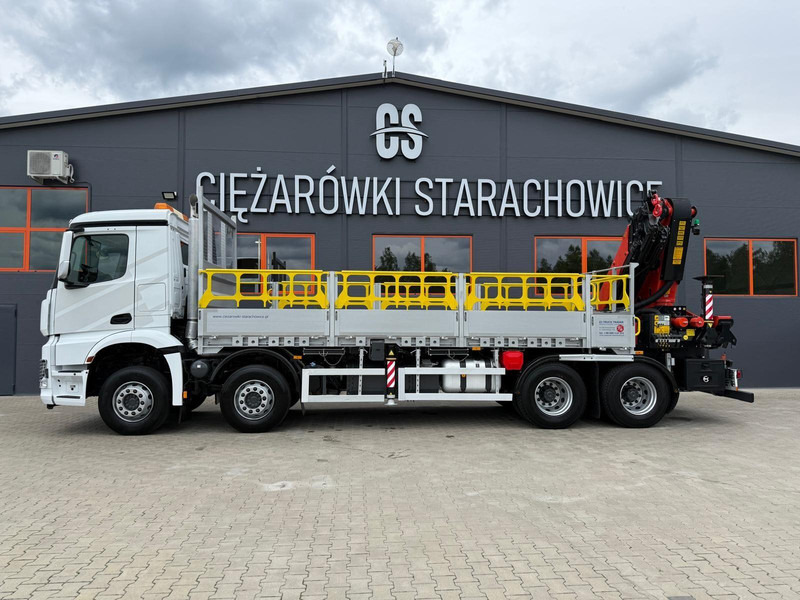 Mercedes-Benz Arocs Actros 3236 // E6 // 8x4 // Palfinger PK4800 - Vrachtwagen met open laadbak, Kraanwagen: afbeelding 2 Mercedes-Benz Arocs Actros 3236 // E6 // 8x4 // Palfinger PK4800 - Vrachtwagen met open laadbak, Kraanwagen: afbeelding 2