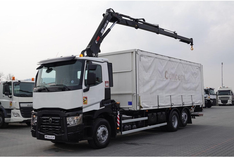 Renault C 380 / 6x2 / SKRZYNIOWY / HDS HIAB 138 B-3 WYSÓW 10,5 M / ROTAT - Schuifzeilen vrachtwagen: afbeelding 2 Renault C 380 / 6x2 / SKRZYNIOWY / HDS HIAB 138 B-3 WYSÓW 10,5 M / ROTAT - Schuifzeilen vrachtwagen: afbeelding 2