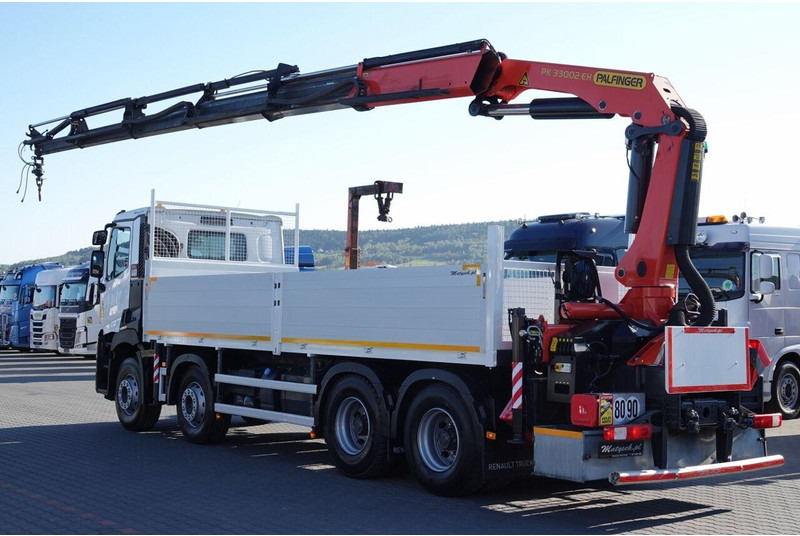 Renault C 430 / 8x4 / SKRZYNIOWY 7 M + HDS PALFINGER 33002 -wysów: 14,5 - Vrachtwagen met open laadbak, Kraanwagen: afbeelding 3 Renault C 430 / 8x4 / SKRZYNIOWY 7 M + HDS PALFINGER 33002 -wysów: 14,5 - Vrachtwagen met open laadbak, Kraanwagen: afbeelding 3