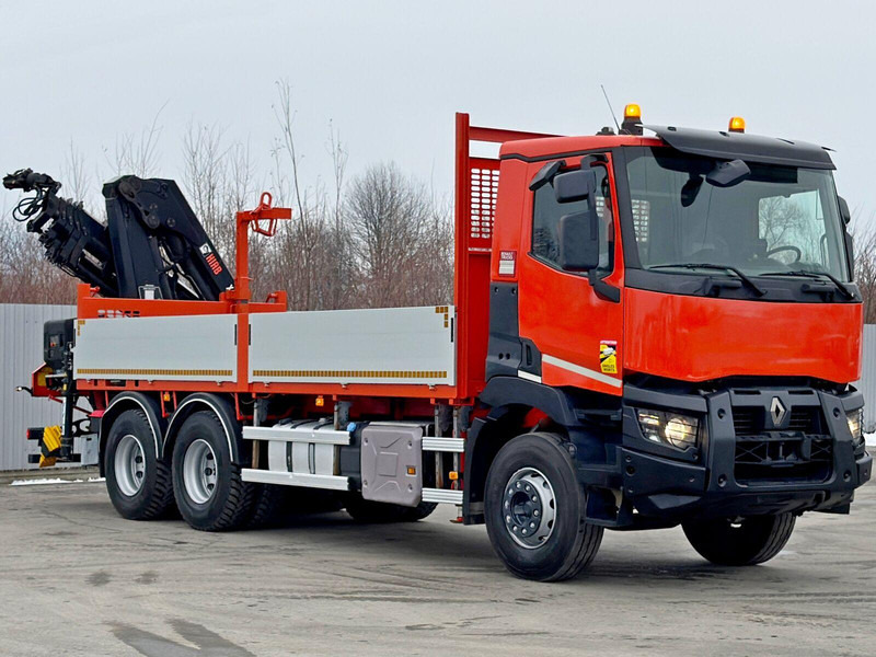 Renault C 430 *HIAB X - HIPRO 188 ES - 5 + FUNK* 6x4 - Vrachtwagen met open laadbak, Kraanwagen: afbeelding 3 Renault C 430 *HIAB X - HIPRO 188 ES - 5 + FUNK* 6x4 - Vrachtwagen met open laadbak, Kraanwagen: afbeelding 3