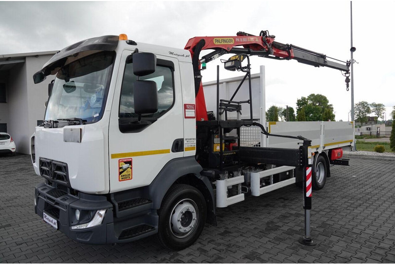 Renault D 210/  4X2 / SKRZYNIOWY 5 M + HDS PALFINGER PK 8.501 SLD A / UD - Vrachtwagen met open laadbak, Kraanwagen: afbeelding 3 Renault D 210/  4X2 / SKRZYNIOWY 5 M + HDS PALFINGER PK 8.501 SLD A / UD - Vrachtwagen met open laadbak, Kraanwagen: afbeelding 3