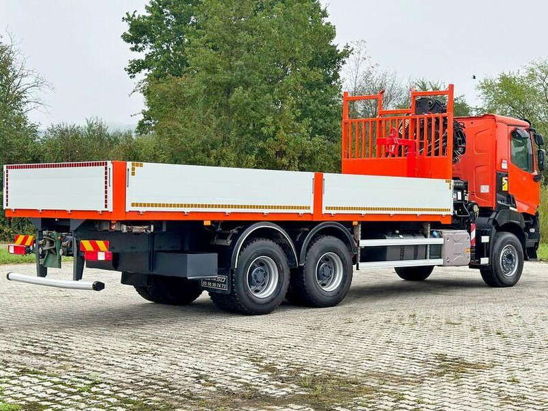 Kipper vrachtwagen, Kraanwagen Renault K 380 * HIAB 166 BS-3 HIDUO + FUNK* 6x4: afbeelding 7