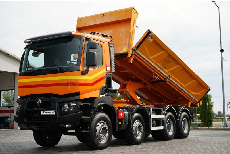 Renault K 480 / 8x4 / WYWROTKA DWUSTRONNA / HYDROBURTA / KLAPODRZWI / S - Kipper vrachtwagen: afbeelding 1 Renault K 480 / 8x4 / WYWROTKA DWUSTRONNA / HYDROBURTA / KLAPODRZWI / S - Kipper vrachtwagen: afbeelding 1