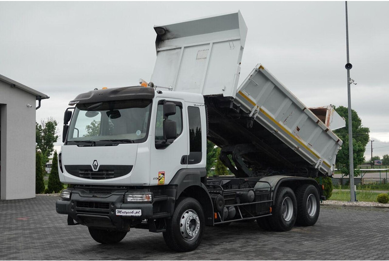 Renault KERAX 410 / 6x4 / WYWROTKA 3- STRONNA / 2X HYDROBURTA / HYDROK - Kipper vrachtwagen: afbeelding 1 Renault KERAX 410 / 6x4 / WYWROTKA 3- STRONNA / 2X HYDROBURTA / HYDROK - Kipper vrachtwagen: afbeelding 1