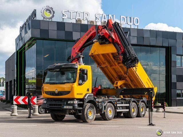 Renault KERAX 450 8x4 PALFINGER PK 60002 Crane Tipper - Kipper vrachtwagen, Kraanwagen: afbeelding 2 Renault KERAX 450 8x4 PALFINGER PK 60002 Crane Tipper - Kipper vrachtwagen, Kraanwagen: afbeelding 2