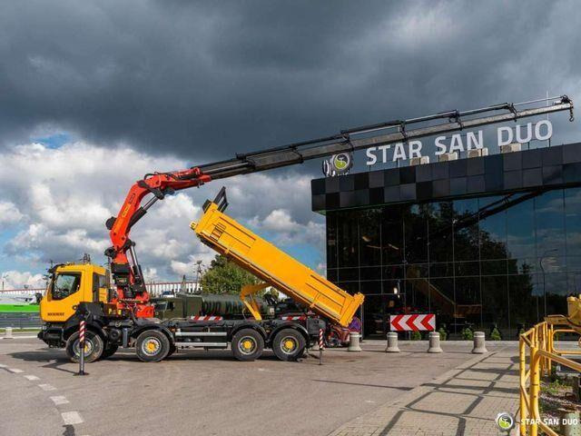 Renault KERAX 450 8x4 PALFINGER PK 60002 Crane Tipper - Kipper vrachtwagen, Kraanwagen: afbeelding 3 Renault KERAX 450 8x4 PALFINGER PK 60002 Crane Tipper - Kipper vrachtwagen, Kraanwagen: afbeelding 3