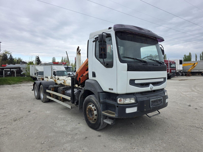 Renault Kerax 370 DCi - Palfinger PKK 8500 Crane - Multilift - Haakarmsysteem vrachtwagen, Kraanwagen: afbeelding 1 Renault Kerax 370 DCi - Palfinger PKK 8500 Crane - Multilift - Haakarmsysteem vrachtwagen, Kraanwagen: afbeelding 1