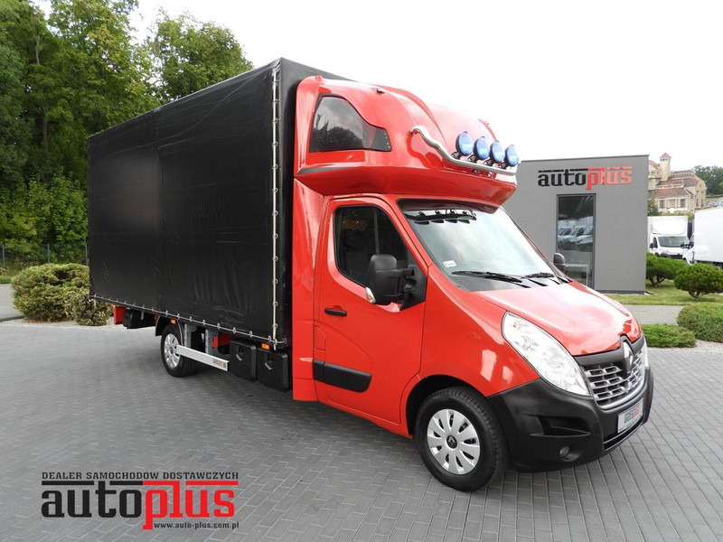Renault MASTER PLANDEKA 10 PALET WEBASTO TEMPOMAT PNEUMATYKA KLIMATYZACJ - Huifzeil bedrijfswagen: afbeelding 1 Renault MASTER PLANDEKA 10 PALET WEBASTO TEMPOMAT PNEUMATYKA KLIMATYZACJ - Huifzeil bedrijfswagen: afbeelding 1