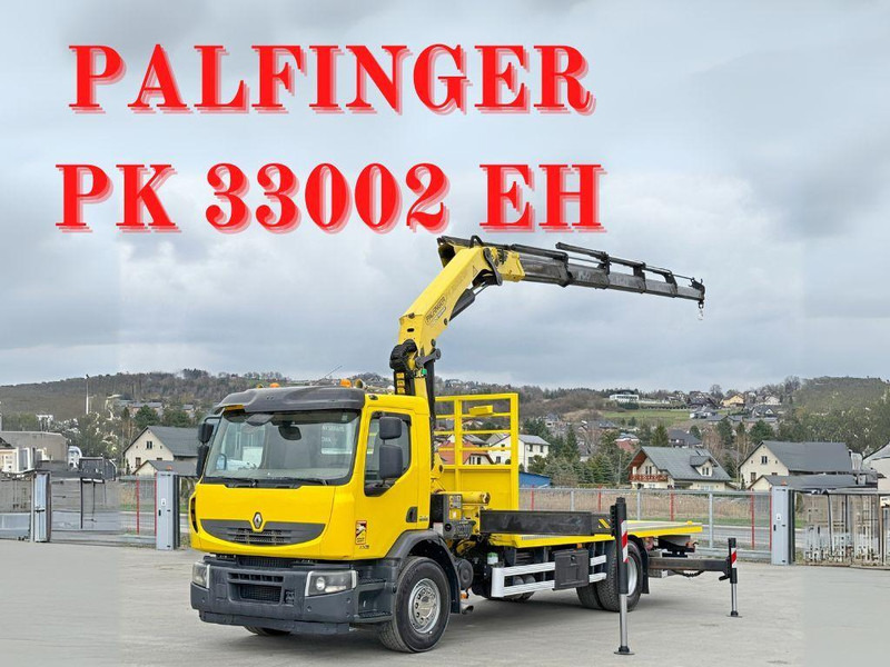 Renault PREMIUM 430 DXI* PK 33002 EH/FUNK * TOPZUSTAND - Vrachtwagen met open laadbak, Kraanwagen: afbeelding 1 Renault PREMIUM 430 DXI* PK 33002 EH/FUNK * TOPZUSTAND - Vrachtwagen met open laadbak, Kraanwagen: afbeelding 1