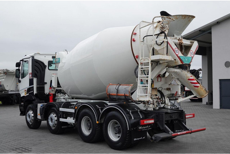 Renault T 460 / 8X4 / BETONOMIESZARKA / GRUSZKA 9M3 / IMER / ALUFELGI / - Betonmixer: afbeelding 3 Renault T 460 / 8X4 / BETONOMIESZARKA / GRUSZKA 9M3 / IMER / ALUFELGI / - Betonmixer: afbeelding 3