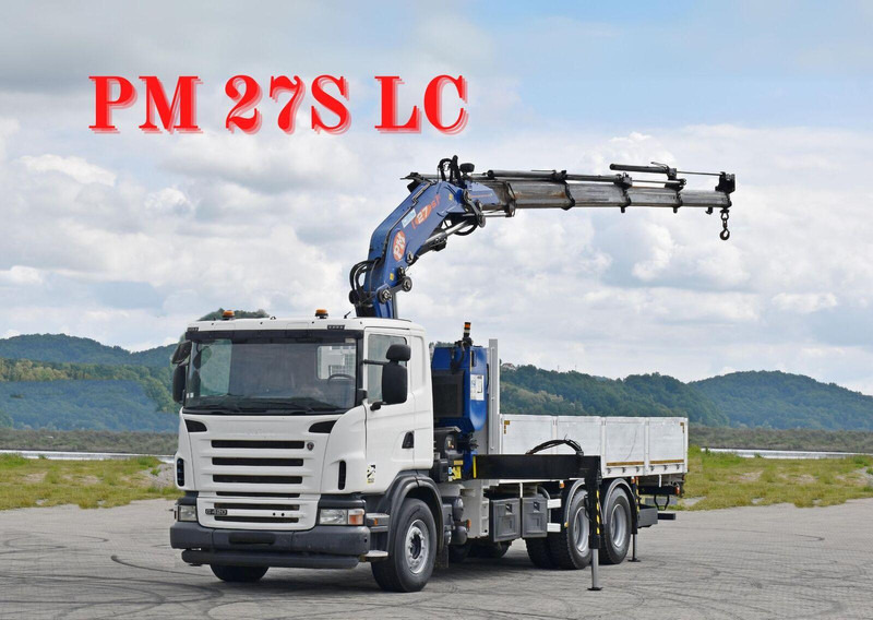 Scania G 420 - Vrachtwagen met open laadbak, Kraanwagen: afbeelding 1 Scania G 420 - Vrachtwagen met open laadbak, Kraanwagen: afbeelding 1