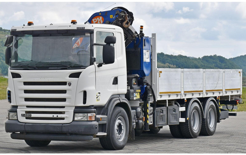 Scania G 420 - Vrachtwagen met open laadbak, Kraanwagen: afbeelding 3 Scania G 420 - Vrachtwagen met open laadbak, Kraanwagen: afbeelding 3