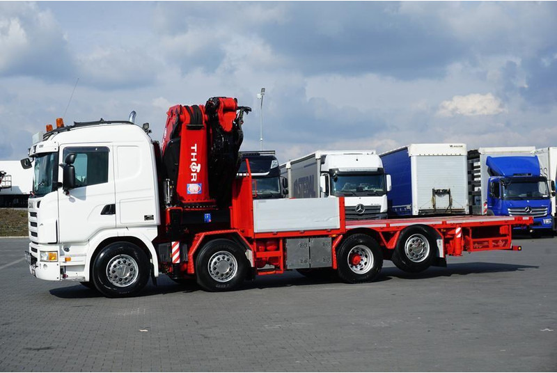 Scania G 480 / 8 X 2 / SKRZYNIOWY + HDS / HMF THOR - O K6 + JIB FJ 2000 - Vrachtwagen met open laadbak, Kraanwagen: afbeelding 4 Scania G 480 / 8 X 2 / SKRZYNIOWY + HDS / HMF THOR - O K6 + JIB FJ 2000 - Vrachtwagen met open laadbak, Kraanwagen: afbeelding 4