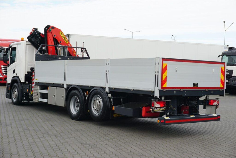 Scania P 410 / 6 X 2 / SKRZYNIOWY + HDS / PALFINGER PK 24 001 / OŚ SKRĘ - Vrachtwagen met open laadbak, Kraanwagen: afbeelding 5 Scania P 410 / 6 X 2 / SKRZYNIOWY + HDS / PALFINGER PK 24 001 / OŚ SKRĘ - Vrachtwagen met open laadbak, Kraanwagen: afbeelding 5