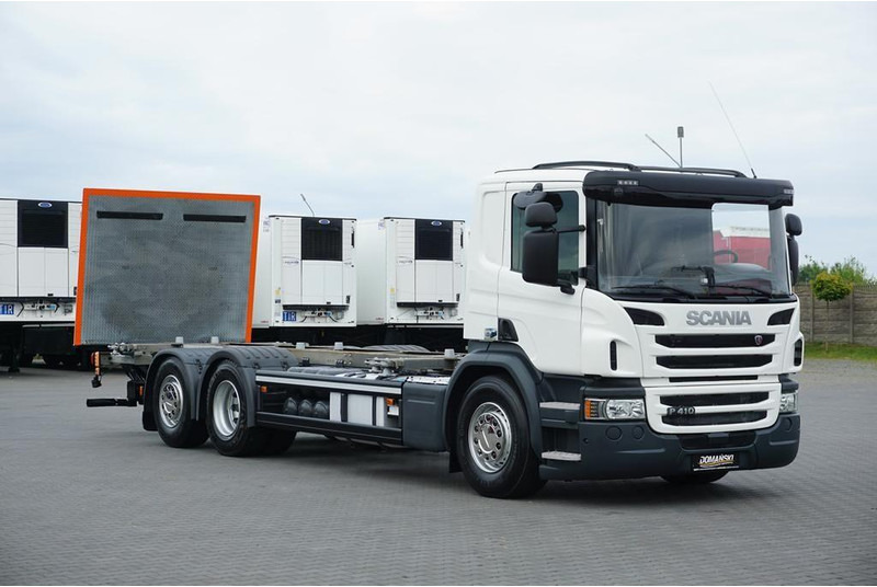 Scania P 410 / ACC / E 6 / BDF + WINDA / 7.15 , 7.45, 7.82 M / OŚ SKRĘT - Chassis vrachtwagen: afbeelding 1 Scania P 410 / ACC / E 6 / BDF + WINDA / 7.15 , 7.45, 7.82 M / OŚ SKRĘT - Chassis vrachtwagen: afbeelding 1