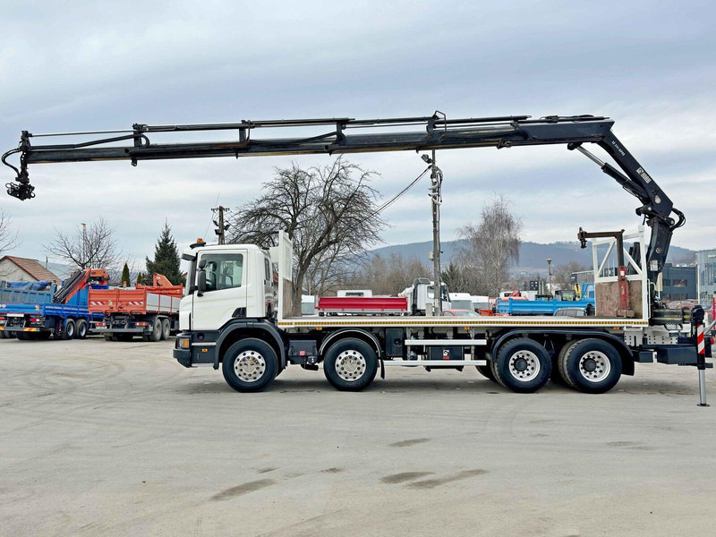 Scania P 410*PLATFORM 7,00m*HIAB 244 E-5 HIPRO+FUNK/8x4 - Vrachtwagen met open laadbak, Kraanwagen: afbeelding 5 Scania P 410*PLATFORM 7,00m*HIAB 244 E-5 HIPRO+FUNK/8x4 - Vrachtwagen met open laadbak, Kraanwagen: afbeelding 5