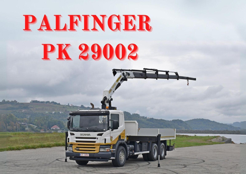 Scania P 420 - Vrachtwagen met open laadbak, Kraanwagen: afbeelding 1 Scania P 420 - Vrachtwagen met open laadbak, Kraanwagen: afbeelding 1