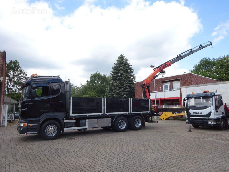 Scania R620 V8 - Flatbed+crane - Vrachtwagen met open laadbak, Kraanwagen: afbeelding 5 Scania R620 V8 - Flatbed+crane - Vrachtwagen met open laadbak, Kraanwagen: afbeelding 5