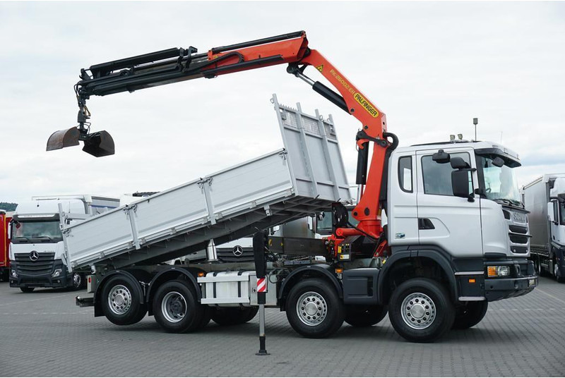 Scanvo G 400 / E 5 / 8 X 4 / 4 x 4 / WYWROTKA + HDS / TRIDEM / PALFINGE - Kipper vrachtwagen, Kraanwagen: afbeelding 4 Scanvo G 400 / E 5 / 8 X 4 / 4 x 4 / WYWROTKA + HDS / TRIDEM / PALFINGE - Kipper vrachtwagen, Kraanwagen: afbeelding 4