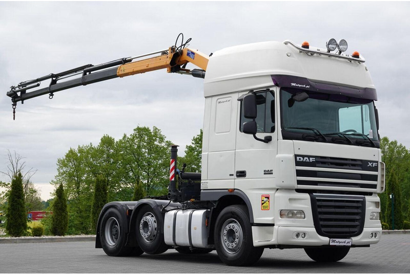 DAF XF 105.510 / CIĄGNIK SIODŁOWY PUSHER / + HDS COPMA 160.5 / WYSÓ - Trekker: afbeelding 1 DAF XF 105.510 / CIĄGNIK SIODŁOWY PUSHER / + HDS COPMA 160.5 / WYSÓ - Trekker: afbeelding 1