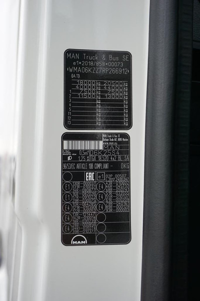 Trekker MAN TGX / 18.520 / EURO 6 / GX / ACC / RETARDER / I – COOL: afbeelding 11