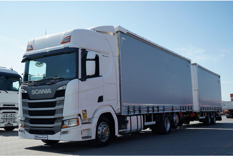 Scania R 450 / ZESTAW TANDEM 120 M3 / PRZEJAZDOWY / OŚ SKRĘTNA PODNOSZO - Trekker: afbeelding 1 Scania R 450 / ZESTAW TANDEM 120 M3 / PRZEJAZDOWY / OŚ SKRĘTNA PODNOSZO - Trekker: afbeelding 1