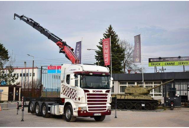 Scania R 480 8x4 FASSI 455 EURO 5 KRAN CRAN - Trekker: afbeelding 1 Scania R 480 8x4 FASSI 455 EURO 5 KRAN CRAN - Trekker: afbeelding 1