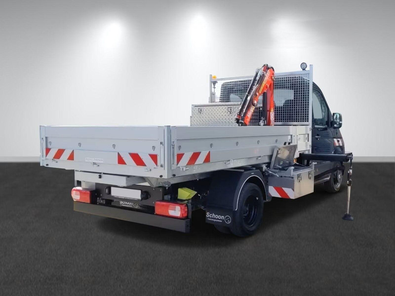 Volkswagen Crafter 50 - Flatbed truck + crane - Vrachtwagen met open laadbak, Kraanwagen: afbeelding 2 Volkswagen Crafter 50 - Flatbed truck + crane - Vrachtwagen met open laadbak, Kraanwagen: afbeelding 2