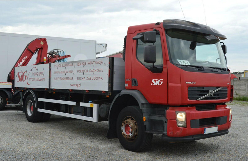 Volvo FE 18.320 FLATBED CRANE - Vrachtwagen met open laadbak, Kraanwagen: afbeelding 3 Volvo FE 18.320 FLATBED CRANE - Vrachtwagen met open laadbak, Kraanwagen: afbeelding 3