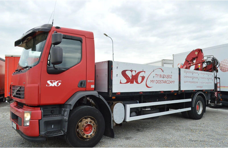 Volvo FE 18.320 FLATBED CRANE - Vrachtwagen met open laadbak, Kraanwagen: afbeelding 2 Volvo FE 18.320 FLATBED CRANE - Vrachtwagen met open laadbak, Kraanwagen: afbeelding 2