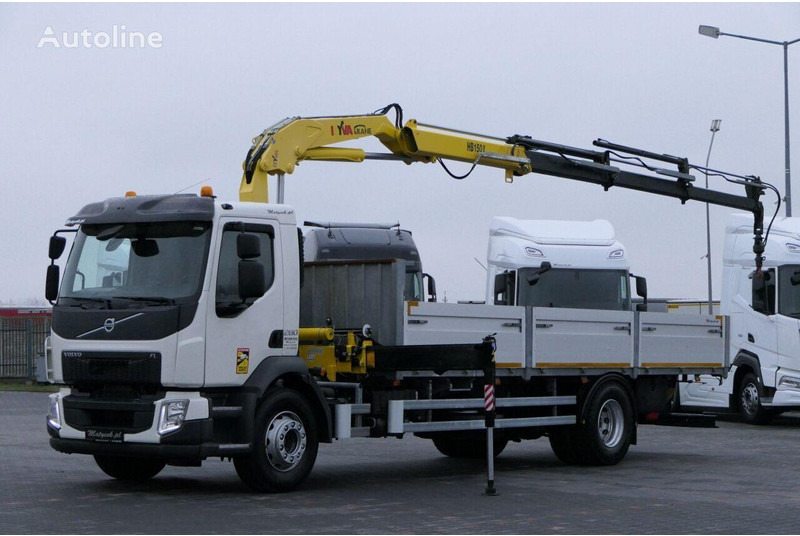 Volvo FE 280 - Vrachtwagen met open laadbak, Kraanwagen: afbeelding 2 Volvo FE 280 - Vrachtwagen met open laadbak, Kraanwagen: afbeelding 2