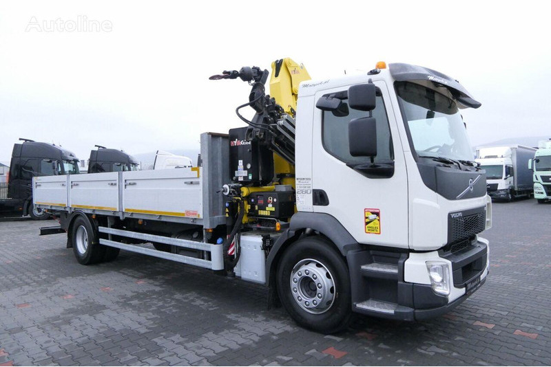 Volvo FE 280 - Vrachtwagen met open laadbak, Kraanwagen: afbeelding 3 Volvo FE 280 - Vrachtwagen met open laadbak, Kraanwagen: afbeelding 3