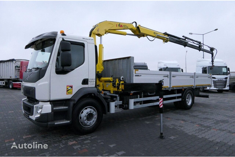 Volvo FE 280 - Vrachtwagen met open laadbak, Kraanwagen: afbeelding 5 Volvo FE 280 - Vrachtwagen met open laadbak, Kraanwagen: afbeelding 5