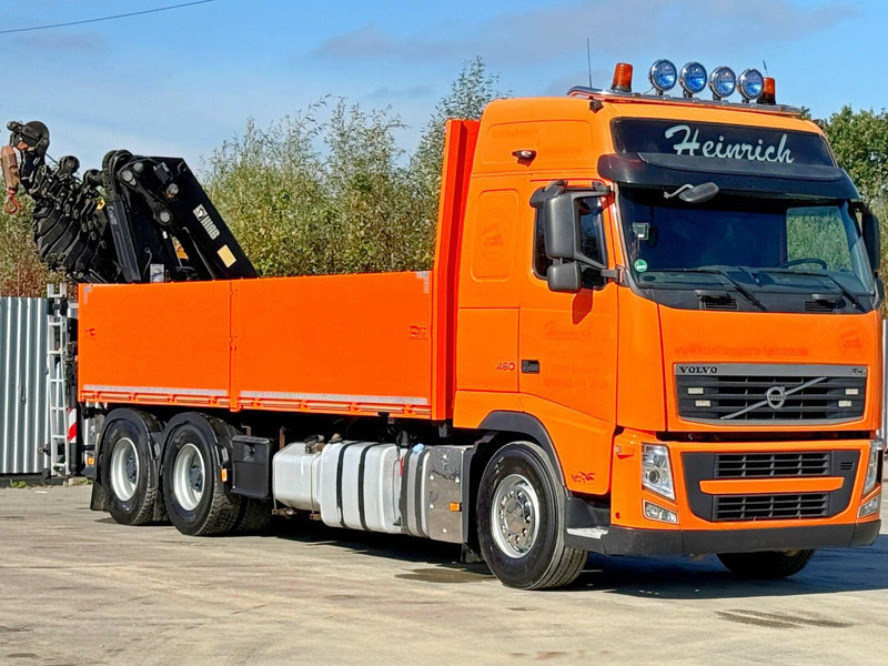 Volvo FH 460 * HIAB 377 E - 7 HIPRO + FUNK * 6x4 - Vrachtwagen met open laadbak, Kraanwagen: afbeelding 4 Volvo FH 460 * HIAB 377 E - 7 HIPRO + FUNK * 6x4 - Vrachtwagen met open laadbak, Kraanwagen: afbeelding 4