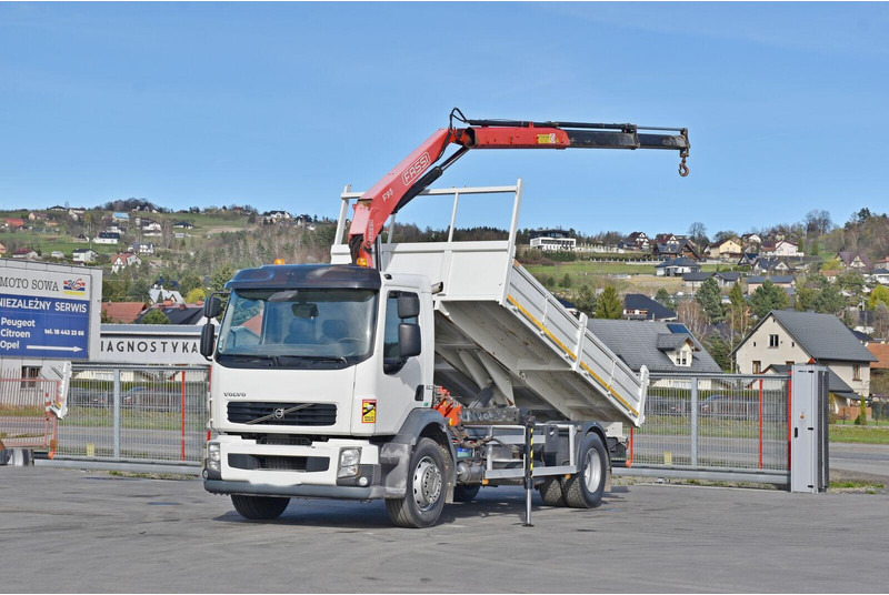 Volvo FL 290 KIPPER 4,90m * FASSI F95A.22 + FUNK * TOP - Kipper vrachtwagen, Kraanwagen: afbeelding 2 Volvo FL 290 KIPPER 4,90m * FASSI F95A.22 + FUNK * TOP - Kipper vrachtwagen, Kraanwagen: afbeelding 2