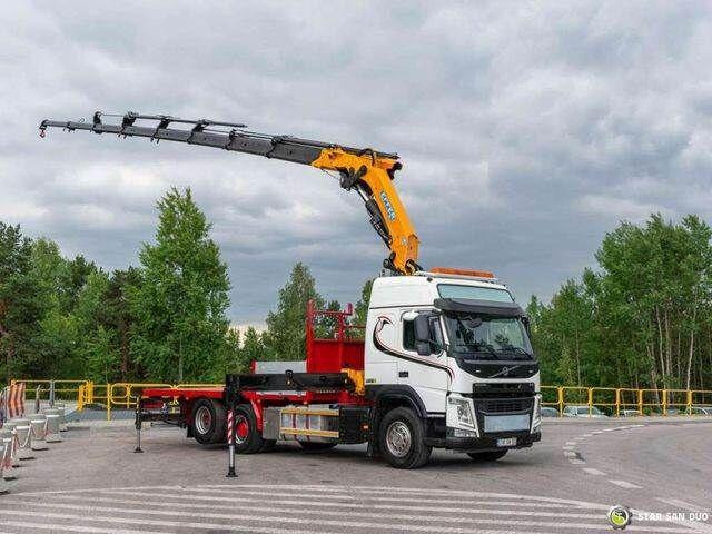 Volvo FM 450 6x2 EFFER 395/8S Euro 6 Crane Winch - Vrachtwagen met open laadbak, Kraanwagen: afbeelding 3 Volvo FM 450 6x2 EFFER 395/8S Euro 6 Crane Winch - Vrachtwagen met open laadbak, Kraanwagen: afbeelding 3