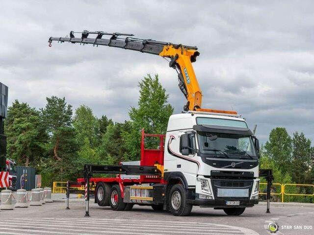 Volvo FM 450 6x2 EFFER 395/8S Euro 6 Crane Winch - Vrachtwagen met open laadbak, Kraanwagen: afbeelding 1 Volvo FM 450 6x2 EFFER 395/8S Euro 6 Crane Winch - Vrachtwagen met open laadbak, Kraanwagen: afbeelding 1
