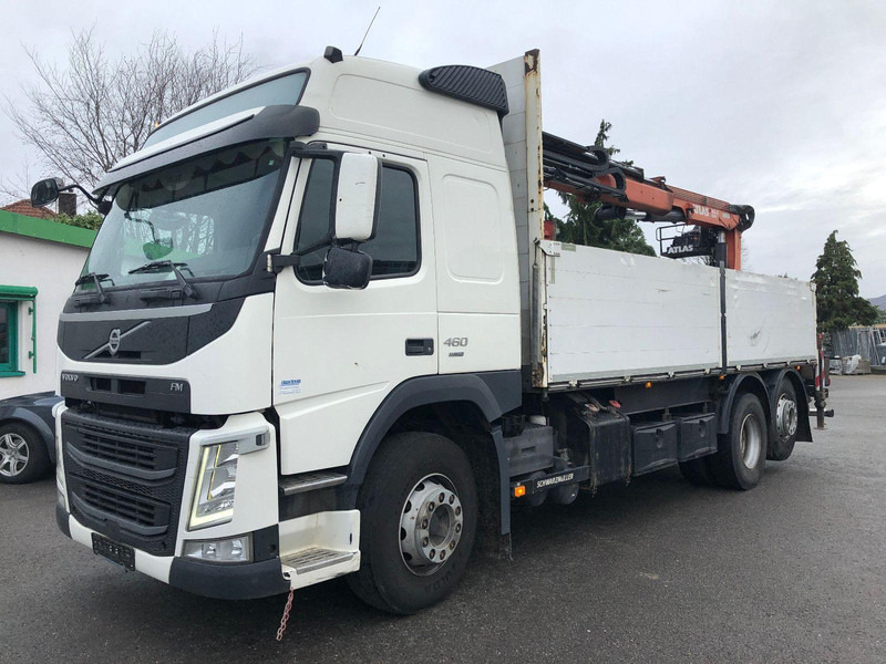 Volvo FM 460 - Vrachtwagen met open laadbak, Kraanwagen: afbeelding 1 Volvo FM 460 - Vrachtwagen met open laadbak, Kraanwagen: afbeelding 1